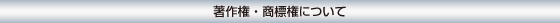 著作権・商標権について